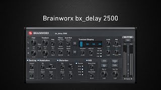 Brainworx bxdelay 2500 – Trailer [upl. by Netsrik634]