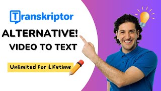 Transkriptor Unlimited Free For Lifetime  Best FREE Alternative to Transcribe Audio to Text 2024 [upl. by Timmons]