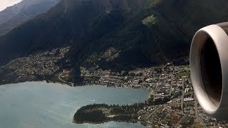 Remarkable Queenstown Airport Takeoff to Auckland [upl. by Akemet]