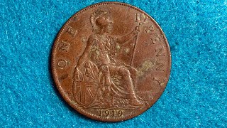 1919 UK One Penny Coins [upl. by Maram859]