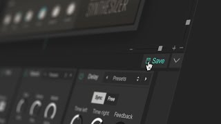 Introducing Saving instrument presets [upl. by Ellesij]