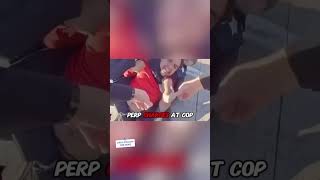 Suspect Charges At Police Officer amp Finds Out🚔😅 ytshorts dashcam [upl. by Idalina511]