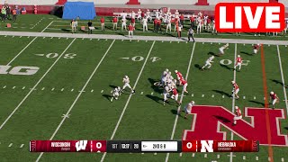 NCAAF LIVE🔴 Wisconsin Badgers vs Nebraska Cornhuskers  Week 13 Full Game  2024 College Football 25 [upl. by Hama]