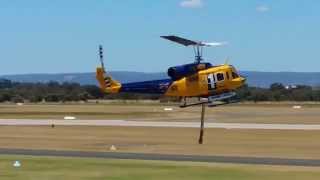 Helitac 676 amp 671 Jandakot airport bell 214 [upl. by Liakim]