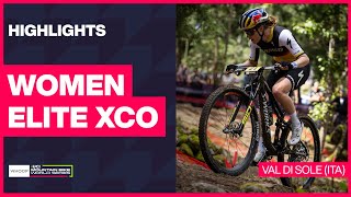 Val di Sole  Women Elite XCO Highlights  2024 WHOOP UCI Mountain Bike World Cup [upl. by Armbrecht]