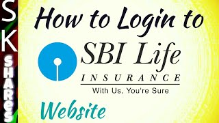 How to login to SBI Life insurance website [upl. by Astra]