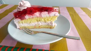 HimbeerSahneTorte Rezept 🍒🍓🎂🍰👨🏻‍🍳🩷💚🫂🍀 [upl. by Ladonna]