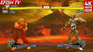 Ken vs Seth Hardest AI  Ultra Street Fighter IV [upl. by Assirolc]