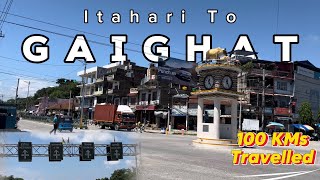 Itahari To Gaighat  Exploring Gaighat Bazaar Udayapur  Part 1  Exploring The Best  Moto Vlog [upl. by Saqaw]