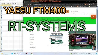 RTSYSTEMS Software Yaesu FTM400D Set Up and Programme repeaters etc [upl. by Telrahc70]