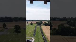 Antietam Battlefield Observation Tower View Bloody Lane [upl. by Anaert]