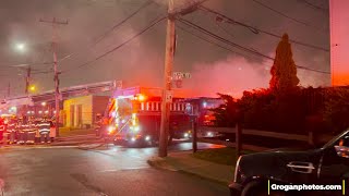 Inwood NY Fire In A Commercial Building [upl. by Adnalram]