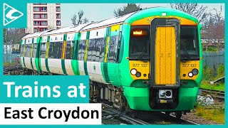 Trains at East Croydon BML 05032022 [upl. by Kilroy]