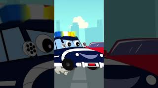 Carros de Policía Para niños en Español  Canciones Infantiles  FunForKidsTV shorts [upl. by Kallista492]