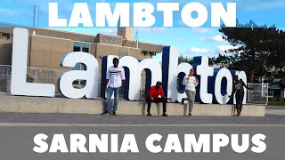 LAMBTON COLLEGE SARNIA CAMPUS  COLLEGE REVIEW  BLUEWATER BRIDGE  MALAYALAM [upl. by Gorrono]