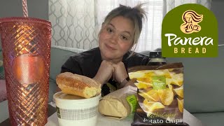 PANERA BREAD MUKBANG [upl. by Nivej330]