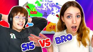 Ronald Reacts to SIS vs BRO THROWING DARTS CHALLENGE PART 2 [upl. by Xer]