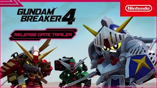 GUNDAM BREAKER 4 – Release Date Trailer – Nintendo Switch [upl. by Ailime]