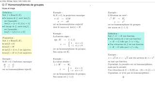 G I7 Homomorphismes [upl. by Ellienad161]