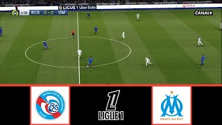 STRASBOURG VS OLYMPIQUE MARSEILLE  LALIGA 20242025  FOOTBALL LIFE 2024 [upl. by Marb]