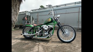 1979 Custom Harley Shovelhead Bobber Build [upl. by Ylurt]