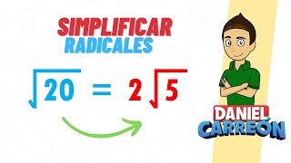 COMO SIMPLIFICAR RADICALES Super facil  Para principiantes [upl. by Ruby427]