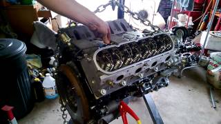 Cranking Motor While On Hoist  LQ4 Build  Checking for Oil Pressure Before Install [upl. by Aikahc]