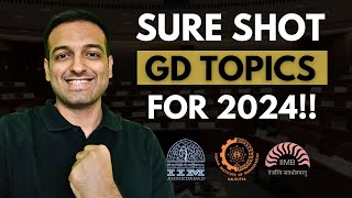 Group Discussion Topics for 2024  Fully Explained Topics for MBA and Government Exams [upl. by Anitserp821]