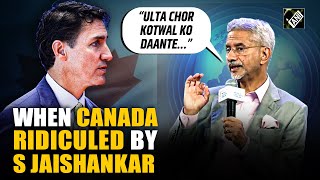 “Ulta Chor Kotwal ko daante…” EAM Jaishankar taunts Canada in Hindi amid IndiaCanada diplomatic row [upl. by Namilus]