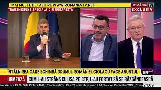 PUNCTUL CULMINANT cu Victor Ciutacu 21112024 Marcel Ciolacu în direct la România TV [upl. by Lliw126]