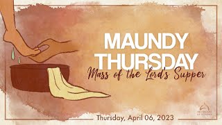 Archdiocese of Bombay  Mass of the Lords Supper  Maundy Thursday 2023  Live [upl. by Nap]