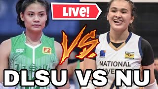 🔴LIVE •DLSU VS NU ROUND 1  UAAP WOMENS VOLLEYBALL MARCH 162024 [upl. by Aiuqet31]