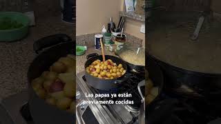 Papas Cambray salteadas [upl. by Lemmuela]