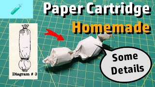 How to Make a Paper Cartridge at Home Model [upl. by Airdnoed]