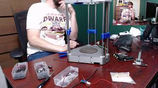 Delta 3D Printer Build  Delta Flyer EP2  Carriage assembly [upl. by Tippets]