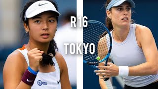 Alexandra Eala VS Kimberly Birrell  W100 Tokyo 2023  Round of 16 [upl. by Roxana]