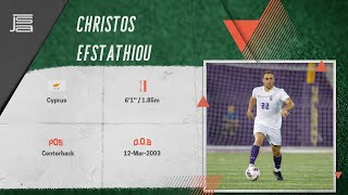 🇨🇾 Christos Efstathiou  UAlbany  Centerback Highlights [upl. by Yevreh241]