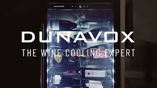 Awardwinning Dunavox Wine Coolers with multi led lighting available in more than 40 countries [upl. by Vitoria]