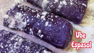 3 Ingredients Ube Espasol  GLUTINOUS RICE FLOUR RECIPE [upl. by Streeter]