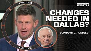 This is 100 on Jerry Jones 🗣️ Dan Orlovsky blames the Dallas Cowboys owner 😅  First Take [upl. by Ahteral828]