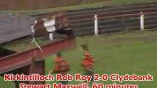 Kirkintilloch Rob Roy v Clydebank [upl. by Matheny]