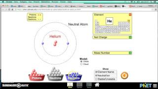 Atomens uppbyggnad Del1 atommodellen [upl. by Cass]