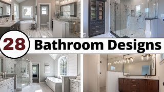 Bathroom Remodel Ideas 28 Beautiful Designs for Some Remodeling Inspiration [upl. by Neelahs]