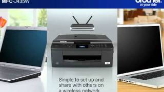 MFCJ435W Brother Colour Inkjet MultiFunction Center [upl. by Yblok]