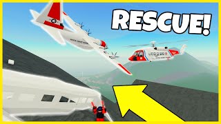 1000FT RESCUE in MOUNTAIN Coast Guard Story  PTFS Roblox [upl. by Grissel]