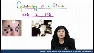 Ophthalmology at a Glance  EOG amp ERG  Dr Niha Aggarwal [upl. by Claudius]