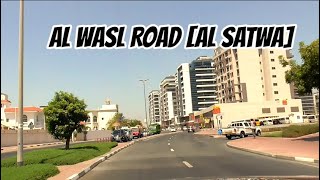 Al Ebdaa Street To Al Wasl Road Al Satwa DUBAI [upl. by Ahsirek145]