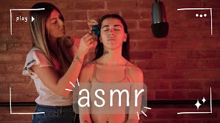 ASMR  Masaje sensorial y de cuello cabelludo con objetos relajantes para descansar 💆 [upl. by Marje]