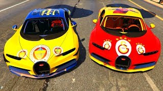 4 Büyükler Bugatti Veyron Arabaları Harika Yarışa Katılıyor  GTA 5 [upl. by Danit]