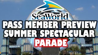 Exclusive To Seaworlds 60th Anniversary Pass Member Only Parade With Shamu And Friends [upl. by Samaria117]